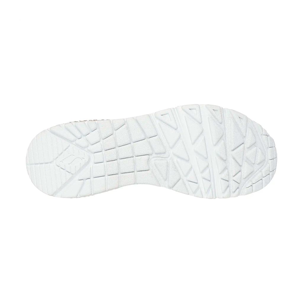 TENIS SKECHERS UNO-LOVING LOVE PARA DAMA COLOR BLANCO ORO