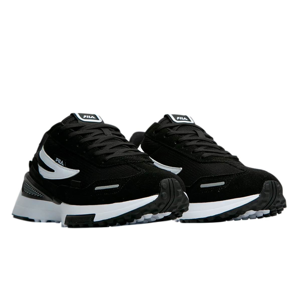 TENIS FILA LEVONTE PARA CABALLERO COLOR NEGRO BLANCO