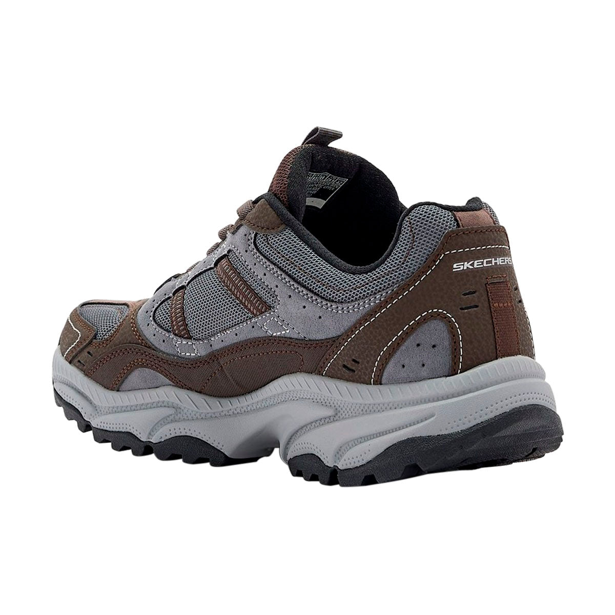 TENIS SKECHERS VIGOR AT PARA CABALLERO COLOR CAFE GRIS