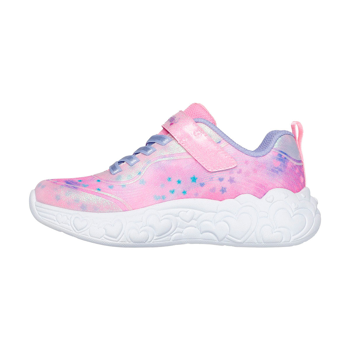 TENIS SKECHERS S-LIGHTS ETERNAL PARA NIÑA COLOR ROSA LILA