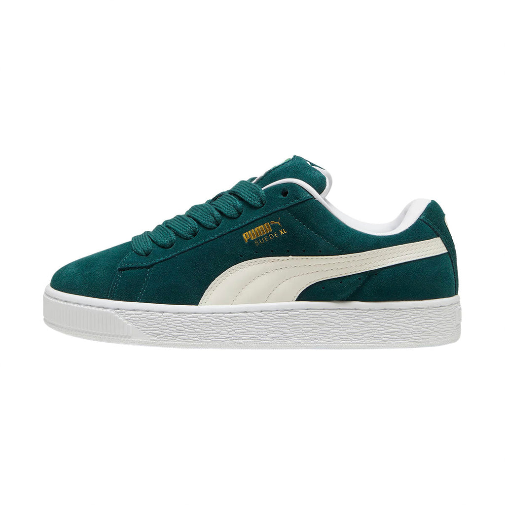 TENIS PUMA SUEDE XL PARA CABALLERO COLOR VERDE BLANCO