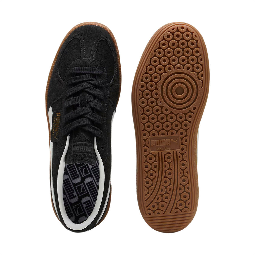 TENIS PUMA PALERMO PARA CABALLERO COLOR NEGRO BLANCO