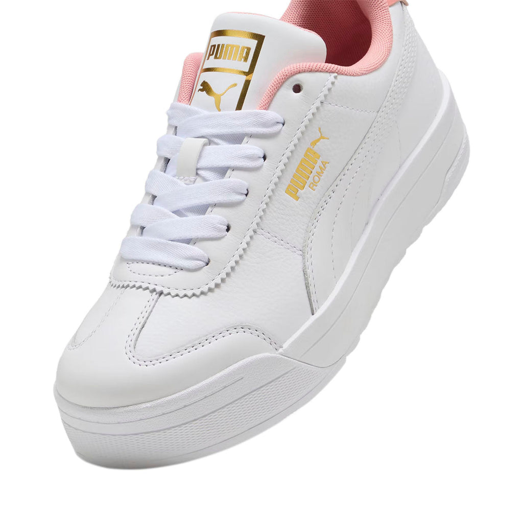 TENIS PUMA ROMA FEMININE PARA DAMA COLOR BLANCO ROSA