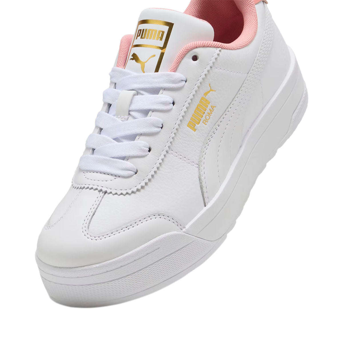 TENIS PUMA ROMA FEMININE PARA DAMA COLOR BLANCO ROSA