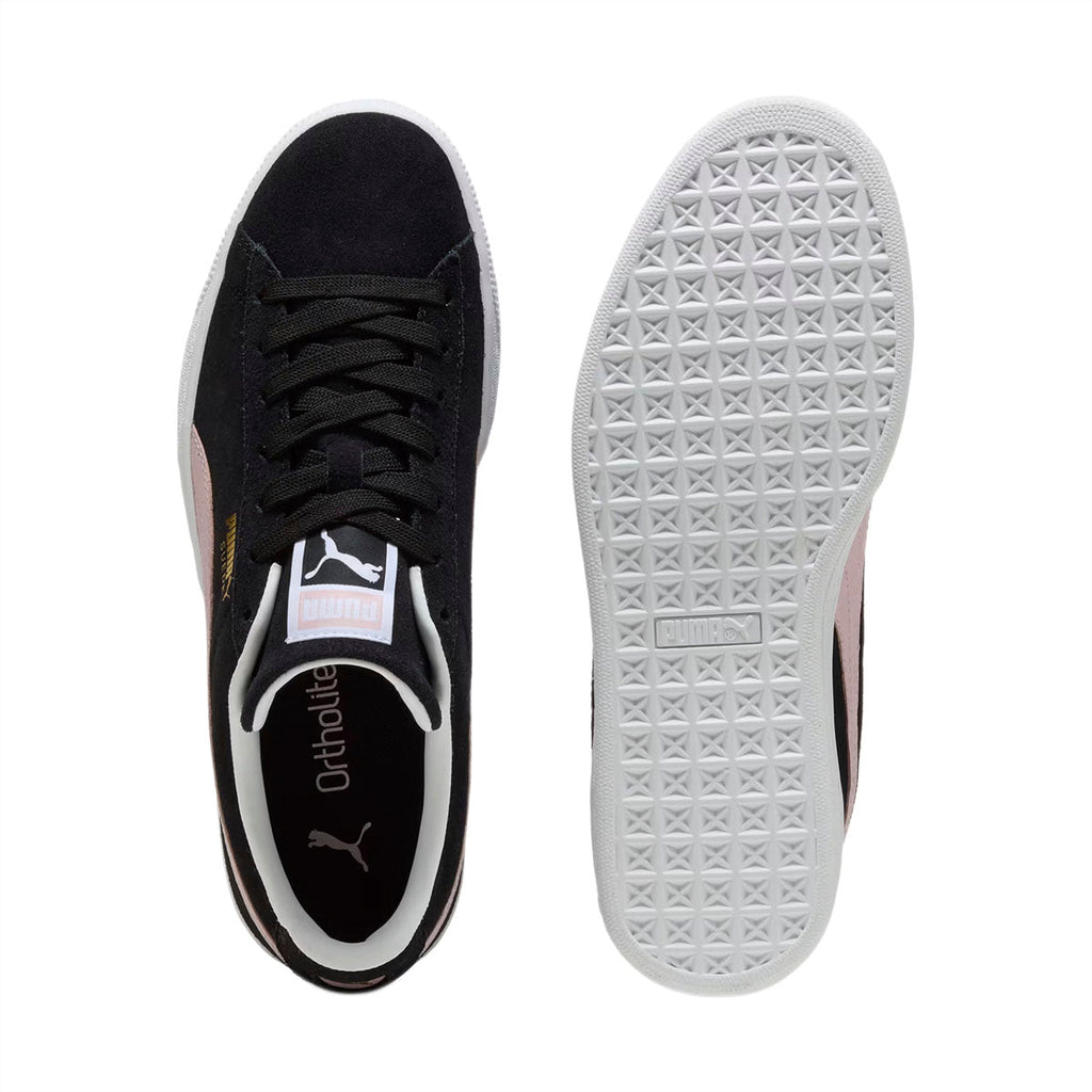 TENIS PUMA SUEDE CLASSIC PARA DAMA COLOR NEGRO ROSA