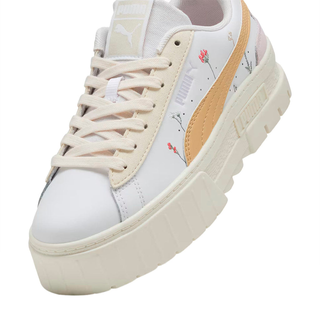 TENIS PUMA MAYZE SECRET GARDEN PARA DAMA COLOR BLANCO BEIGE