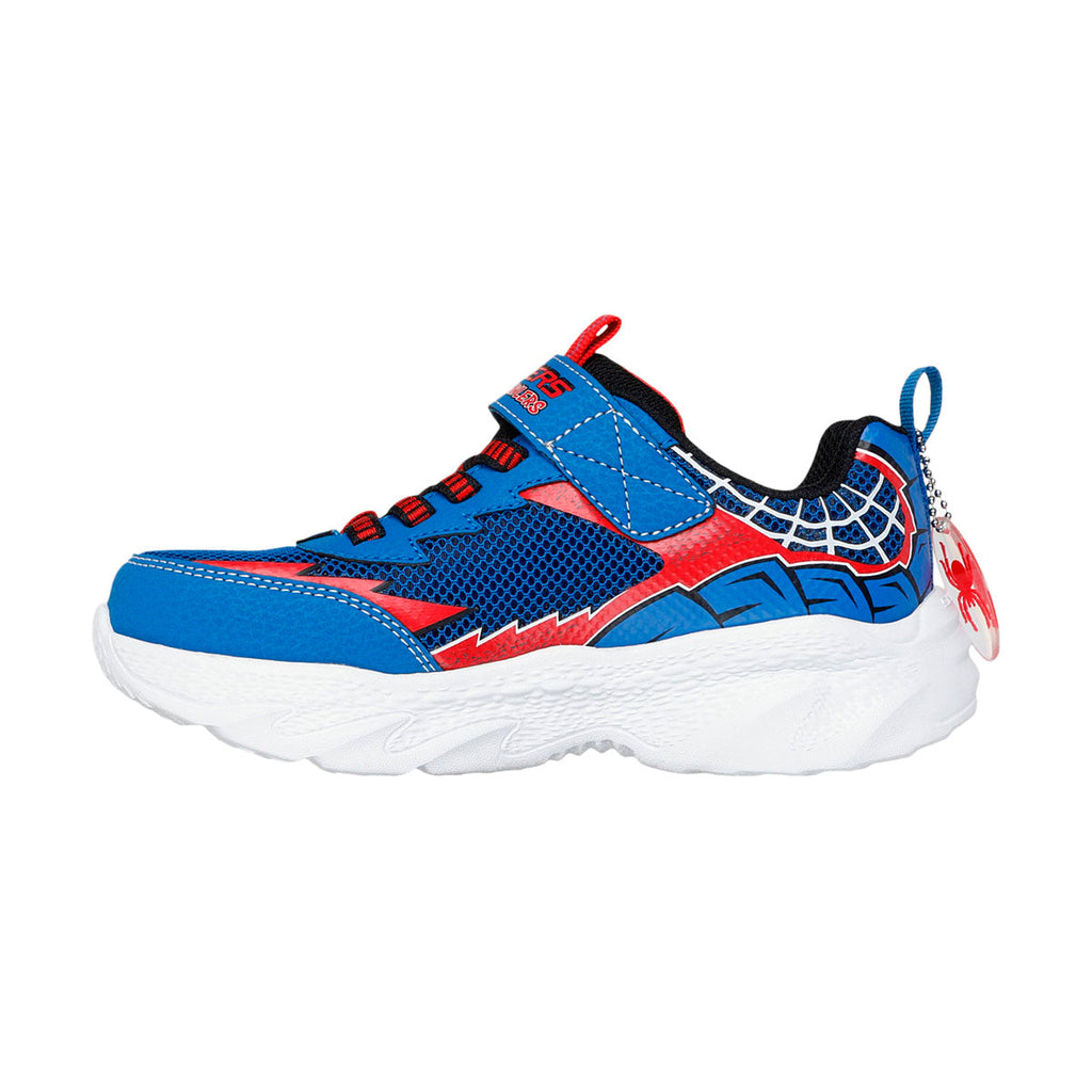 TENIS SKECHERS CREATURE CRAWLERS PARA NIÑO COLOR AZUL ROJO