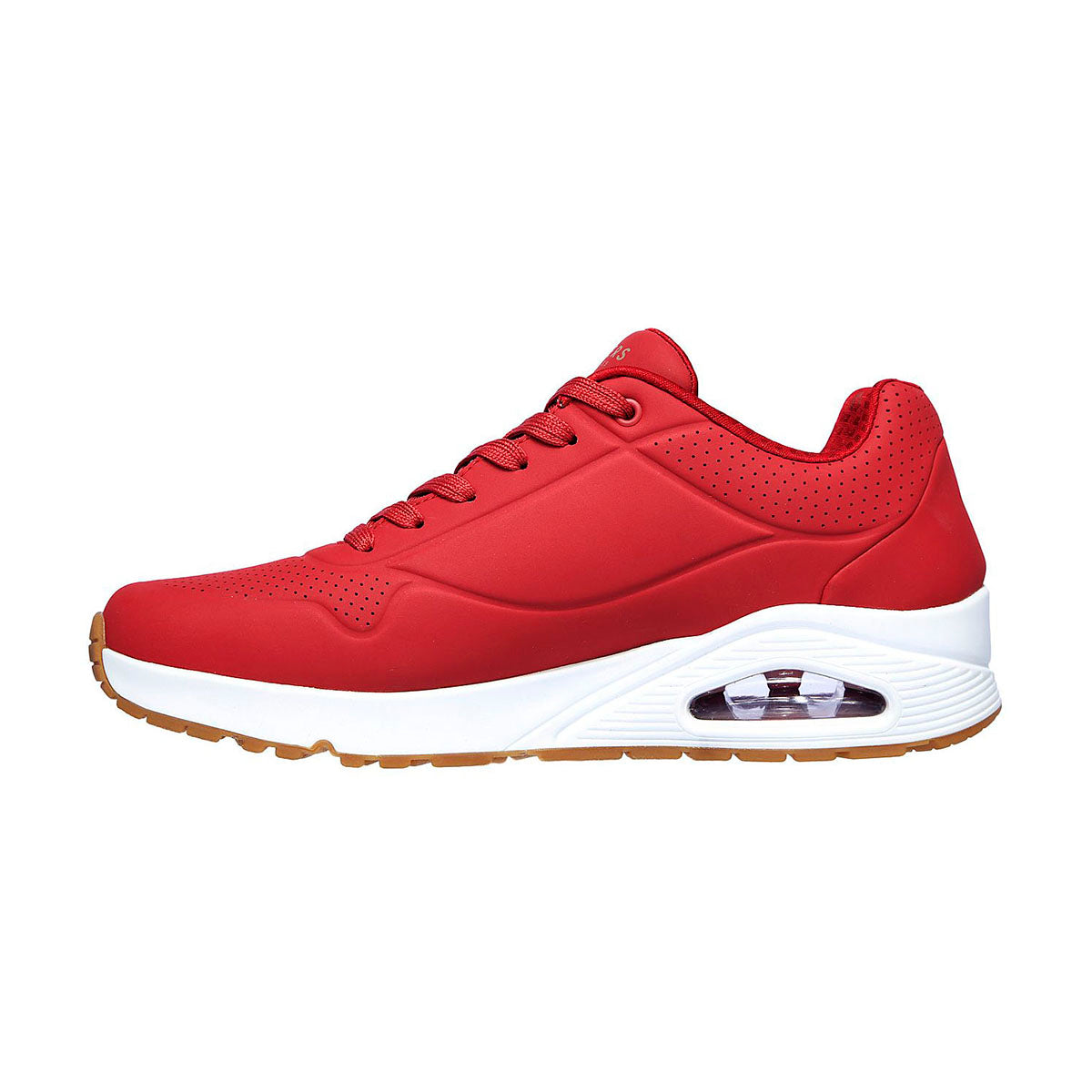 TENIS SKECHERS UNO STAND ON AIR PARA CABALLERO COLOR ROJO