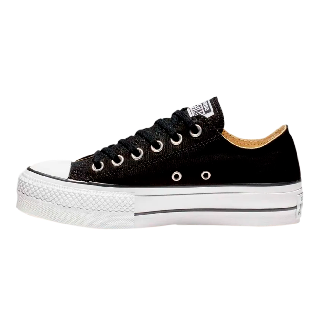 TENIS CONVERSE DE PLATAFORMA PARA DAMA COLOR NEGRO LONA