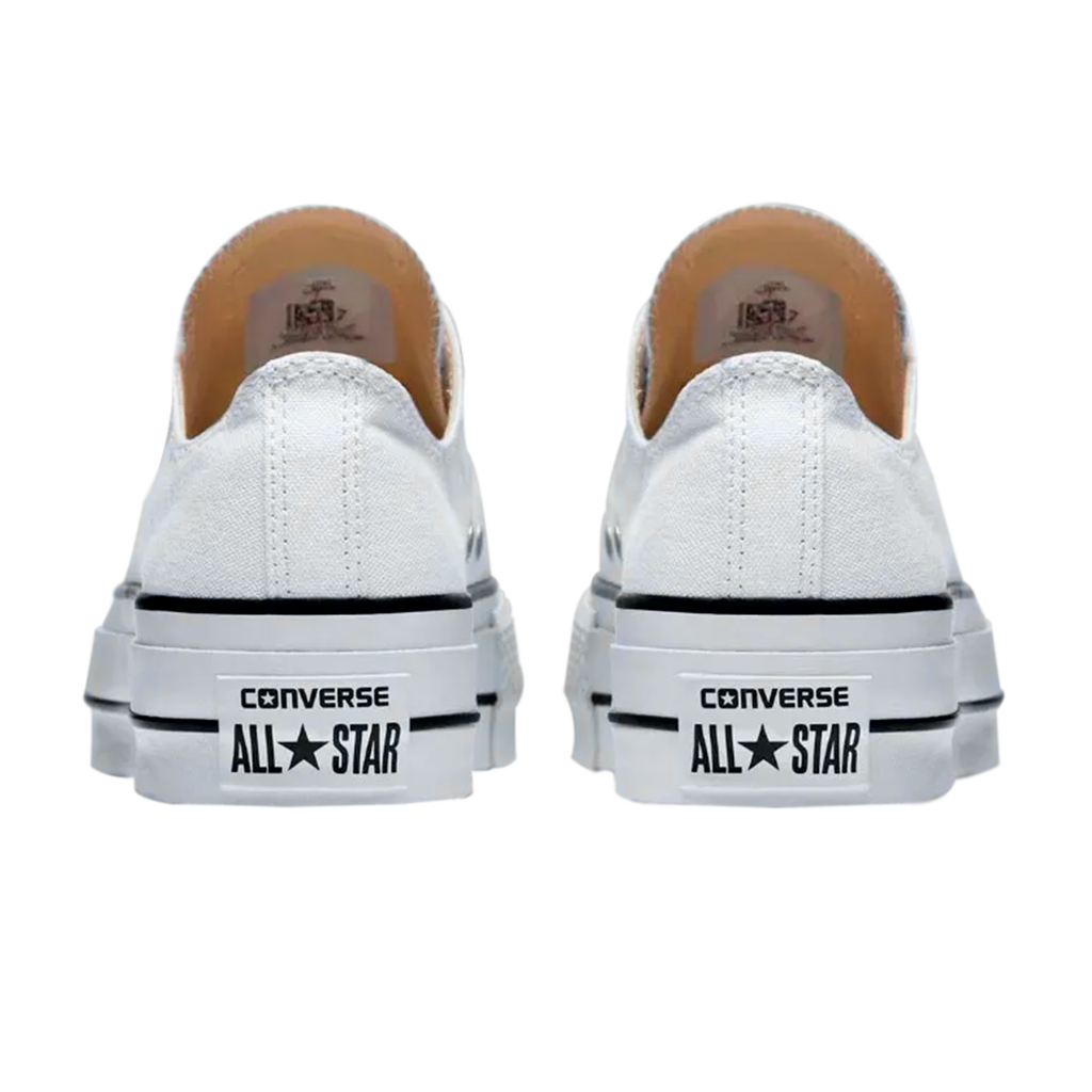 TENIS CONVERSE DE PLATAFORMA PARA DAMA COLOR BLANCO LONA