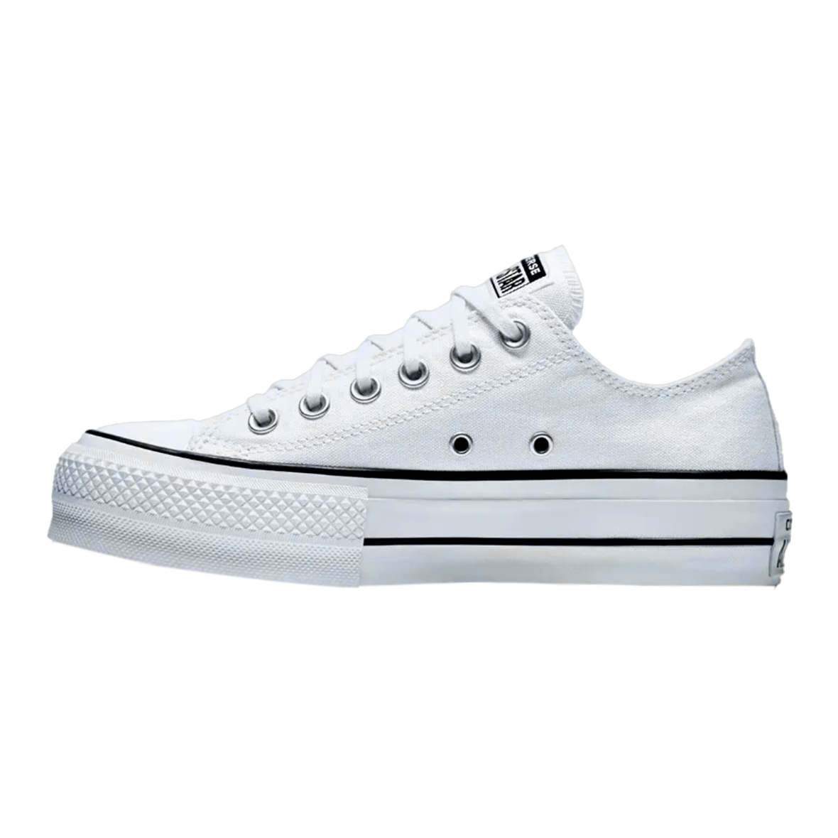 TENIS CONVERSE DE PLATAFORMA PARA DAMA COLOR BLANCO LONA