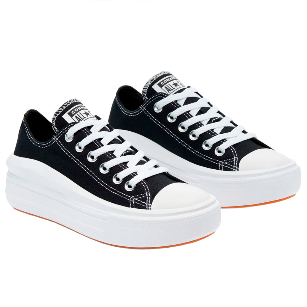 TENIS CONVERSE MOVE OX PARA DAMA COLOR NEGRO