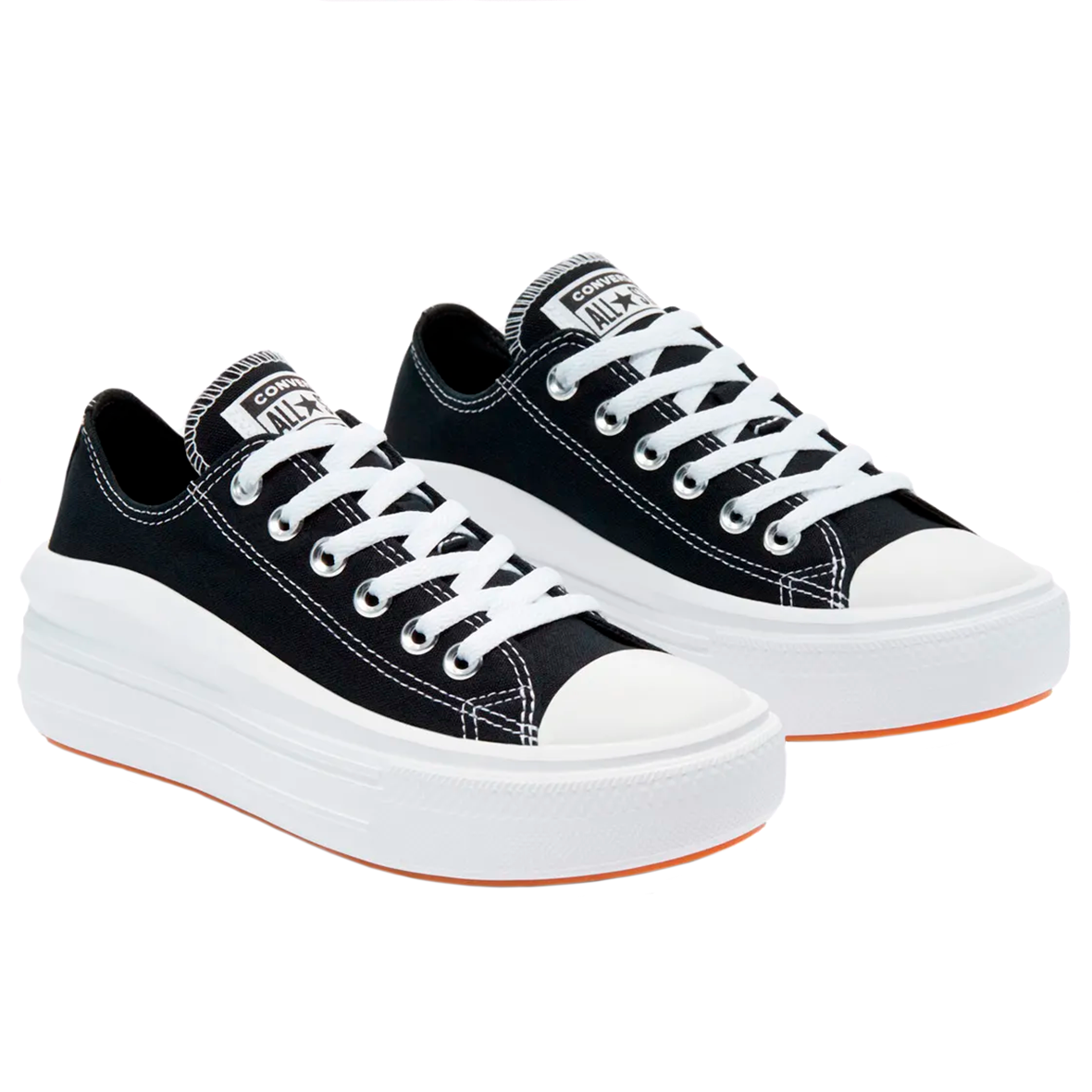 TENIS CONVERSE MOVE OX PARA DAMA COLOR NEGRO