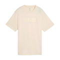 PLAYERA PUMA MAXIMAL METALLIC PARA DAMA COLOR BEIGE