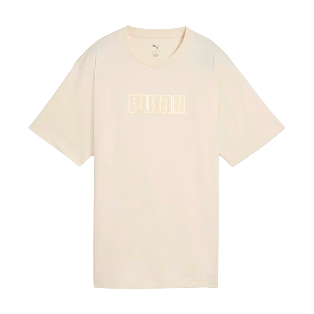 PLAYERA PUMA MAXIMAL METALLIC PARA DAMA COLOR BEIGE
