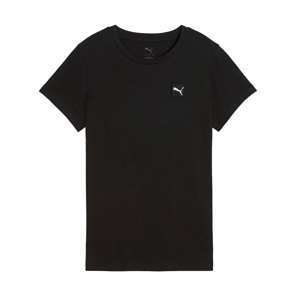 PLAYERA PUMA ESSENTIALS ELEVATE PARA DAMA COLOR NEGRO