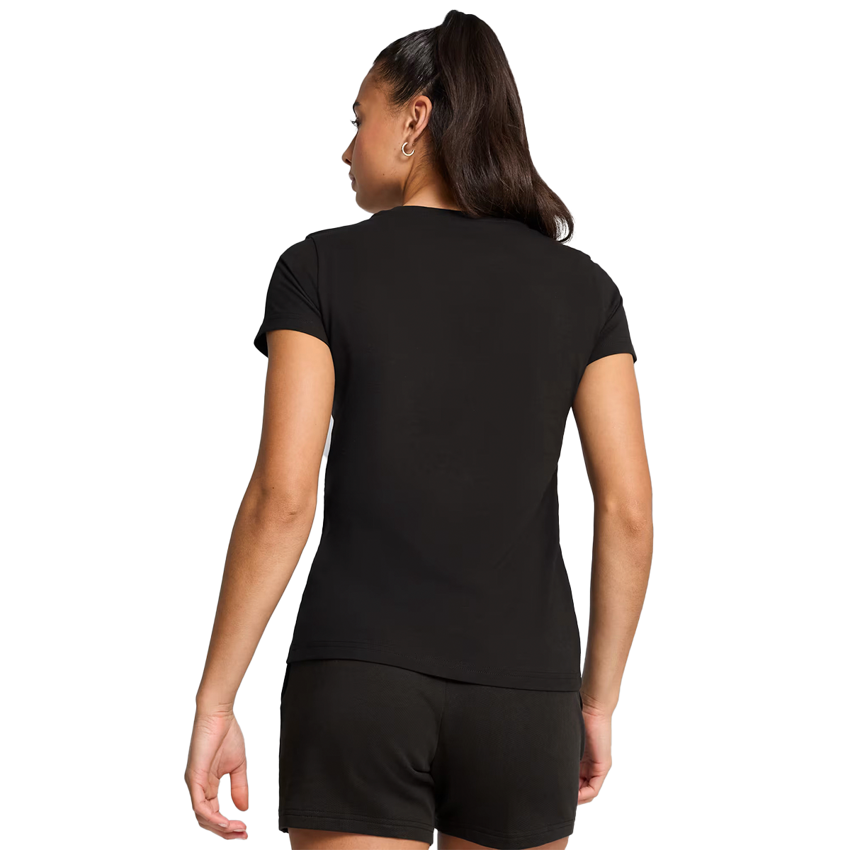 PLAYERA PUMA ESSENTIALS ELEVATE PARA DAMA COLOR NEGRO