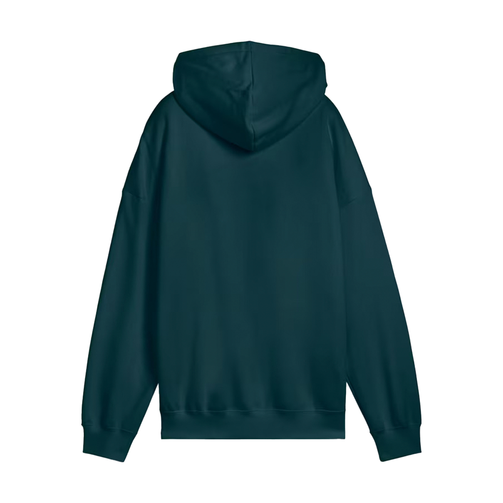 SUDADERA PUMA ESSENTIALS OVERSIZED PARA DAMA COLOR VERDE