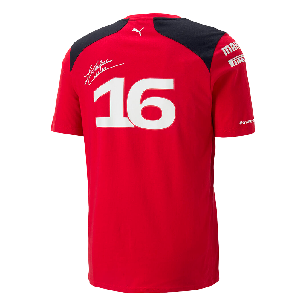 PLAYERA PUMA MOTORSPORT LECLERC PARA CABALLERO COLOR ROJO
