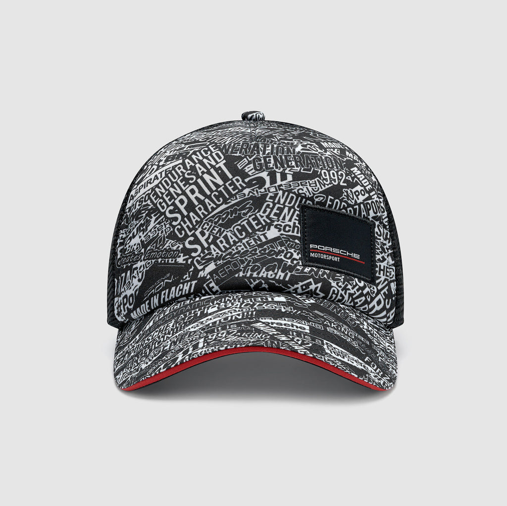 Porsche Fw Quoted Aop Trucker Cap