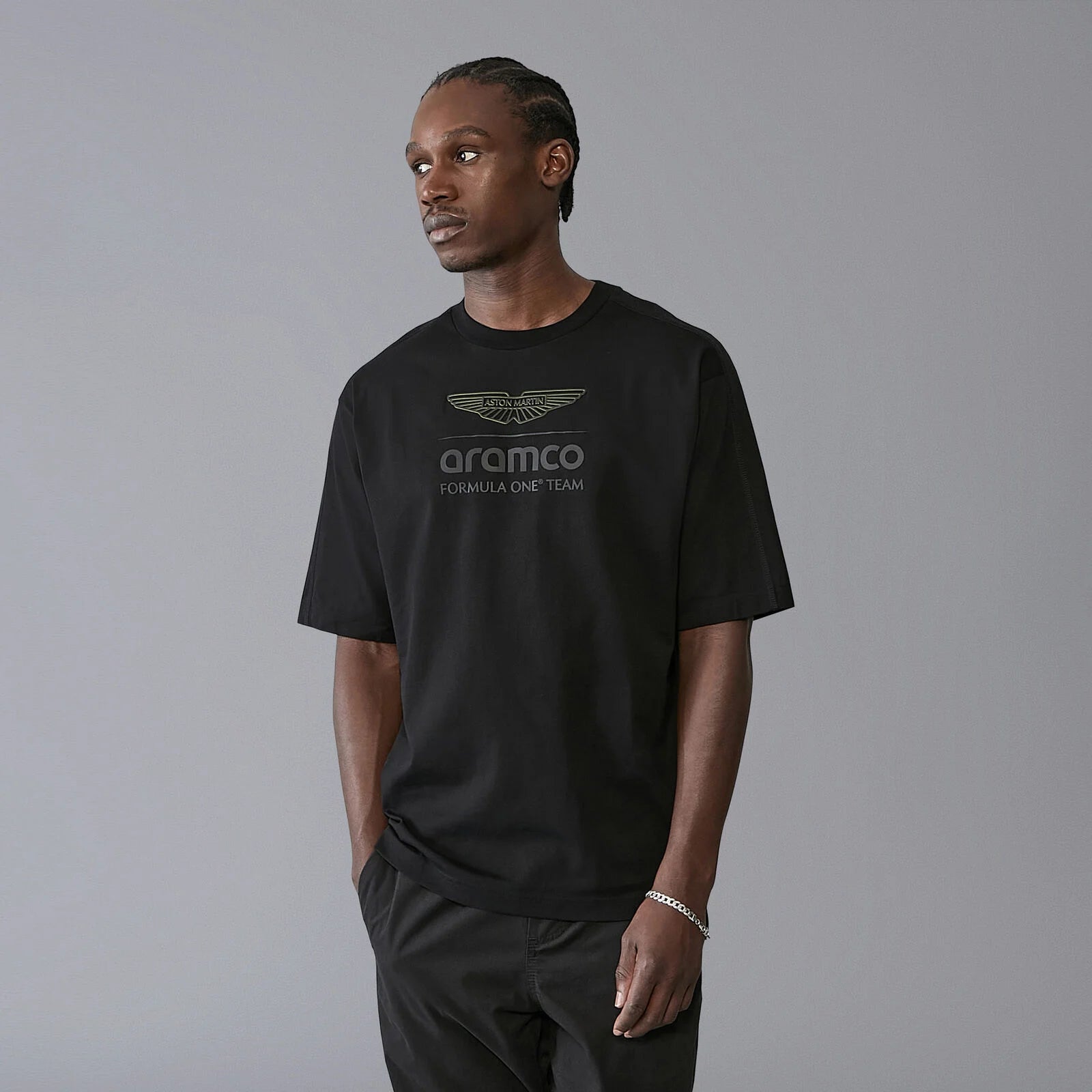 ASTON MARTIN f1 Logo Stealth Tee HOMBRE