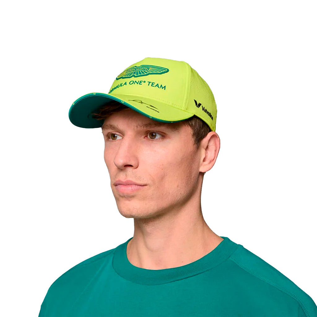 GORRA ASTON MARTIN FERNANDO ALONSO COLOR LIMA