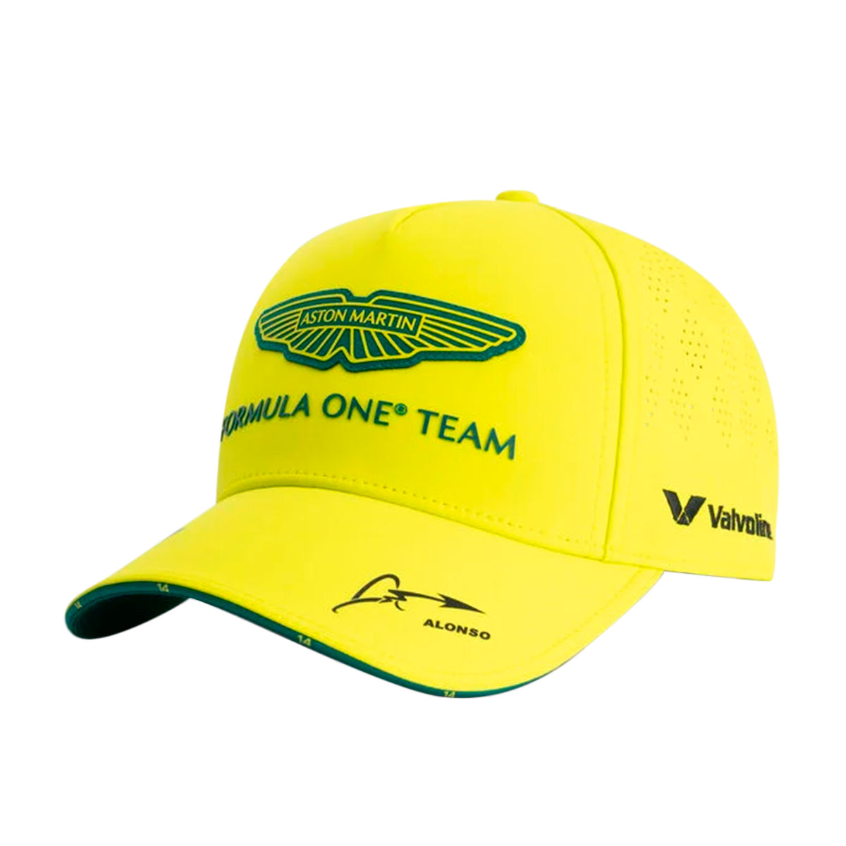 GORRA ASTON MARTIN FERNANDO ALONSO COLOR LIMA