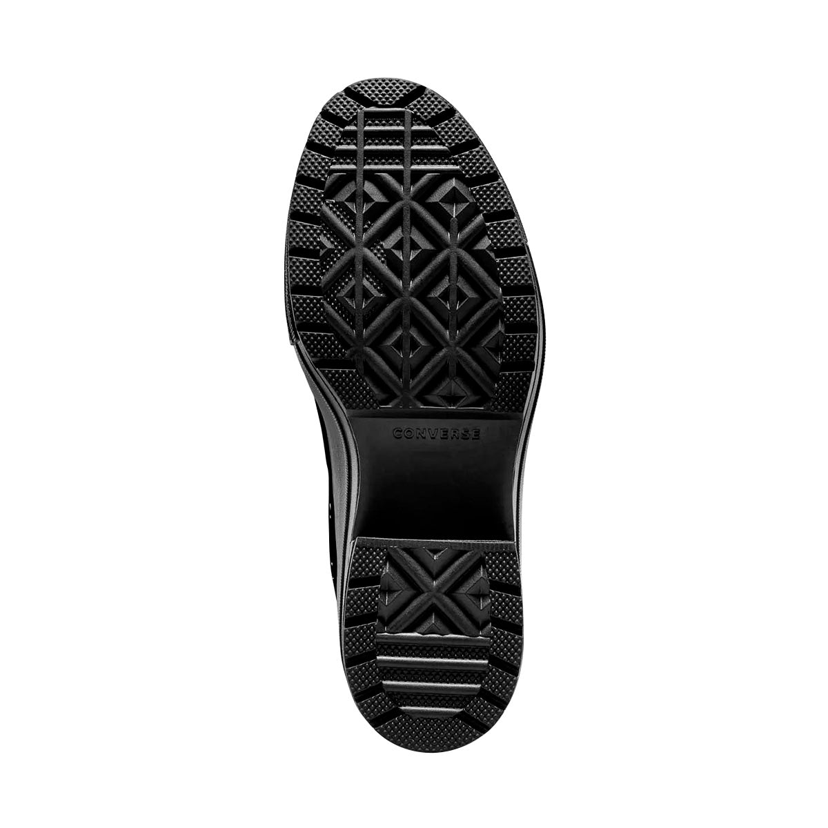 TENIS CONVERSE CHUCK TAYLOR 70 LUXE HEEL PARA DAMA COLOR NEGRO MONOCROMO