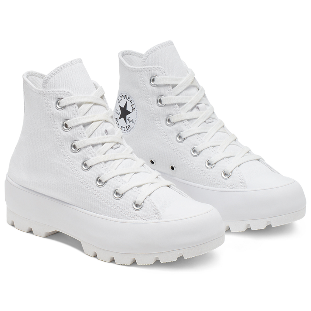 TENIS CONVERSE CHUCK TAYLOR LUGGED HI PARA DAMA COLOR BLANCO