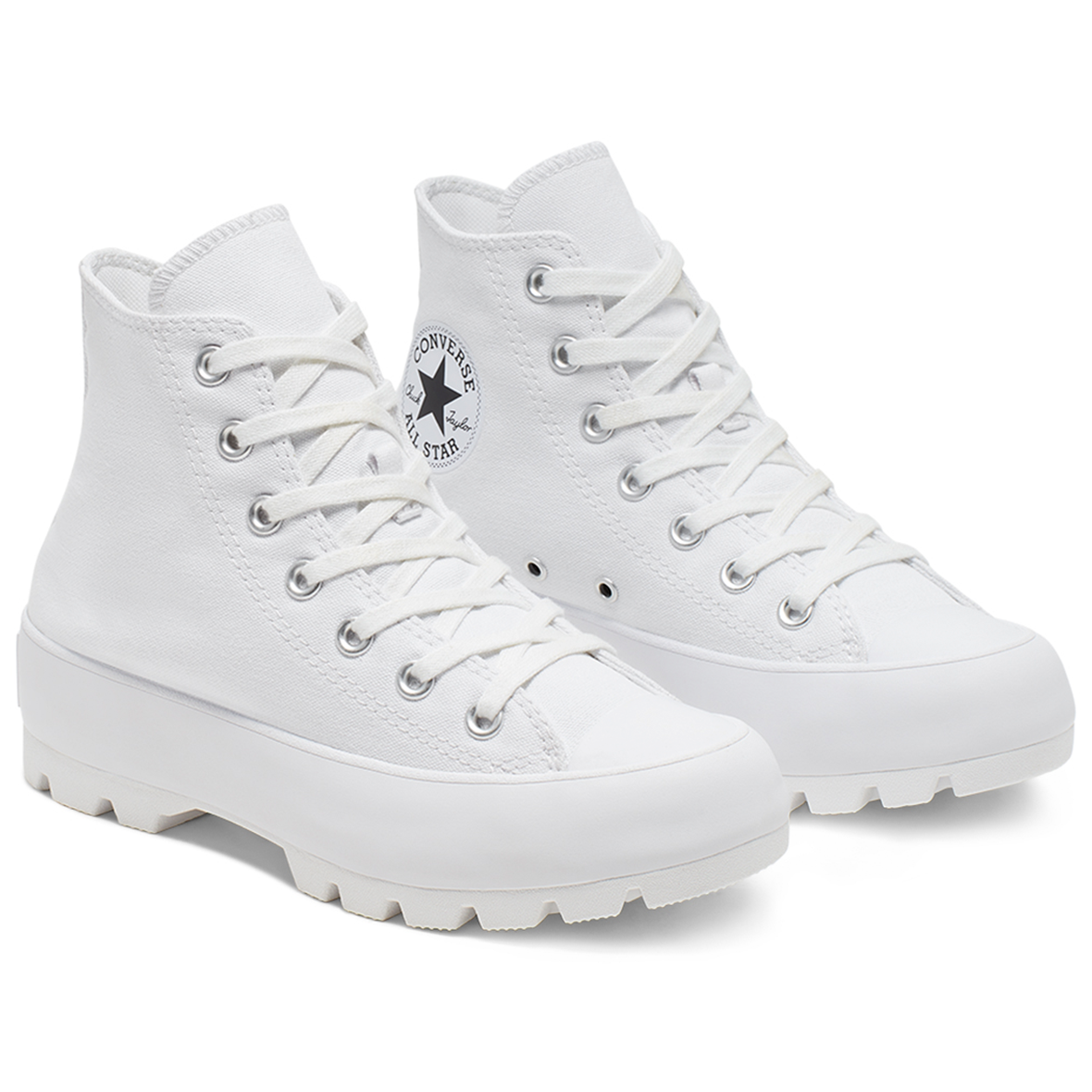 TENIS CONVERSE CHUCK TAYLOR LUGGED HI PARA DAMA COLOR BLANCO
