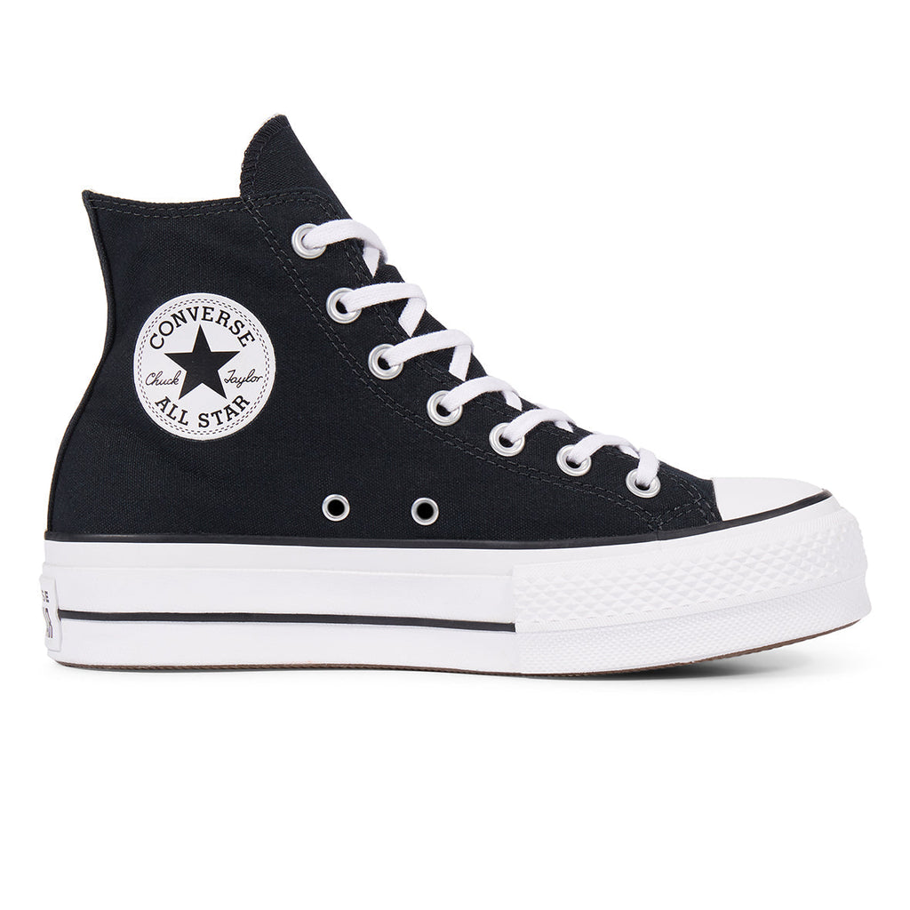 TENIS CONVERSE ALL STAR PARA DAMA DE PLATAFORMA NEGRO