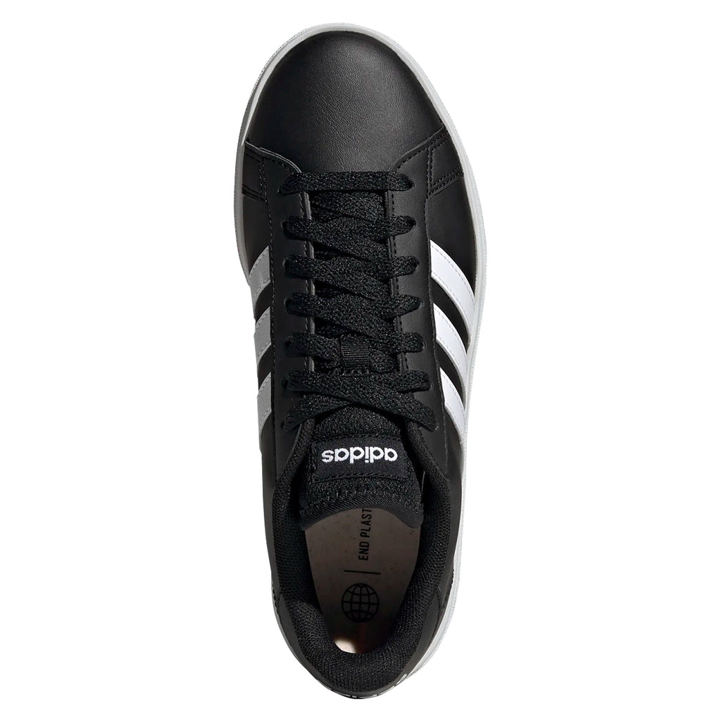 TENIS ADIDAS GRAND COURT JUVENIL COLOR NEGRO BLANCO