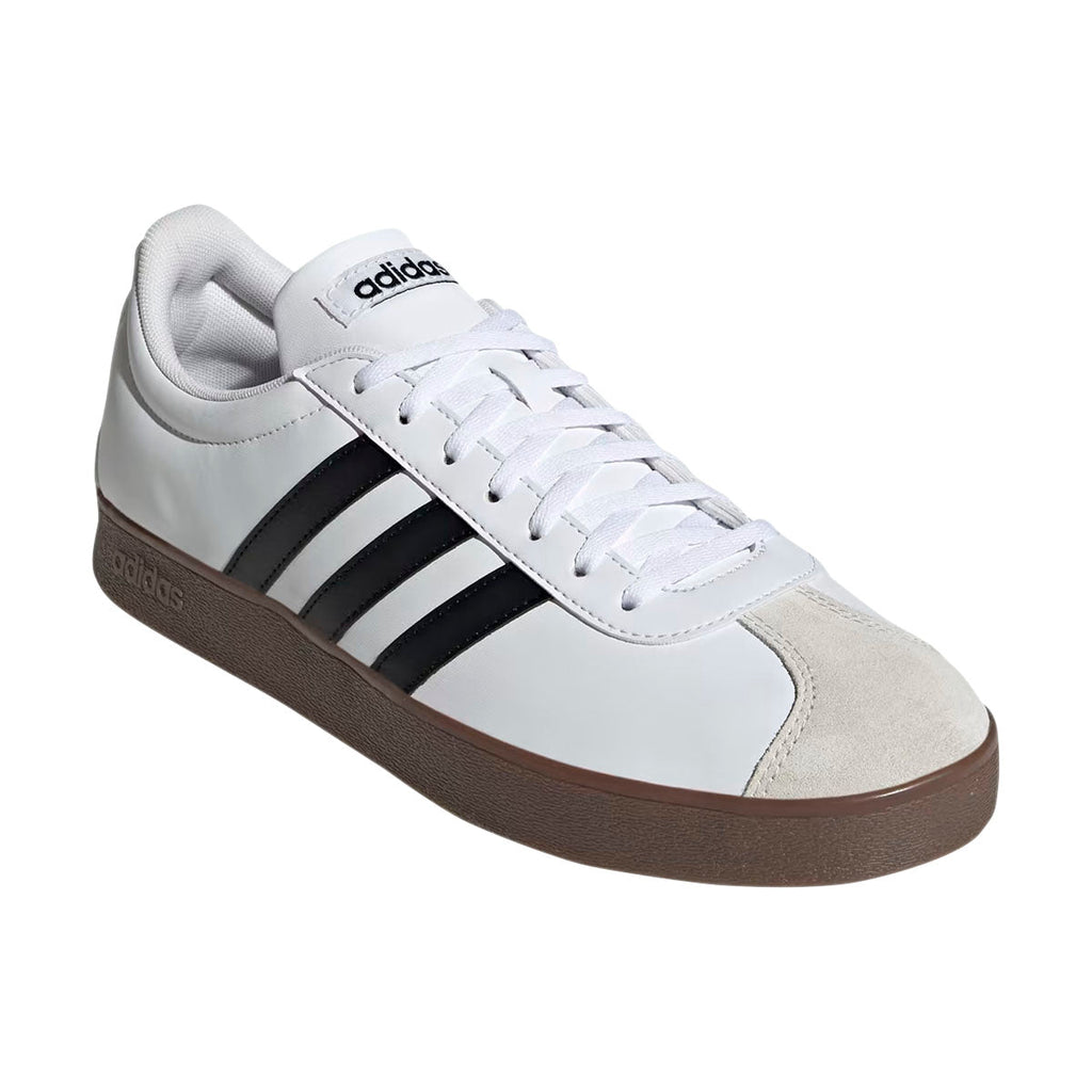 TENIS ADIDAS VL COURT BASE PARA CABALLERO COLOR BLANCO NEGRO