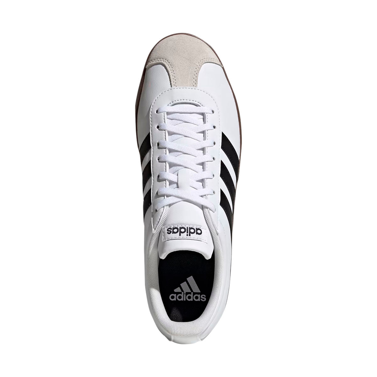 TENIS ADIDAS VL COURT BASE PARA CABALLERO COLOR BLANCO NEGRO