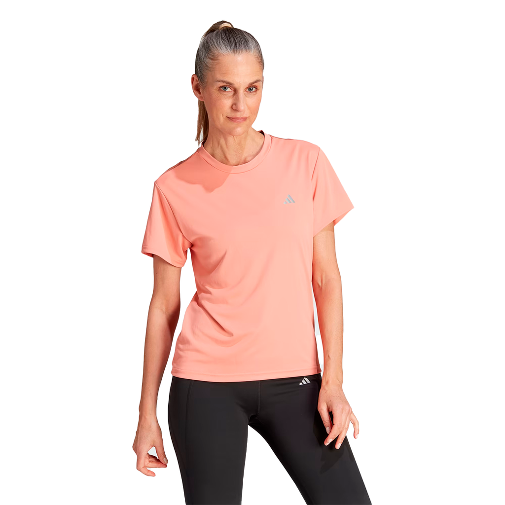 PLAYERA ADIDAS RUN IT PARA DAMA COLOR CORAL