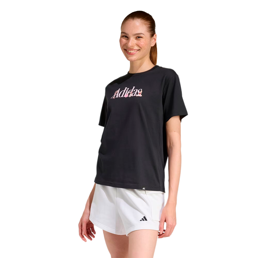 PLAYERA ADIDAS SOFT SPORT PARA DAMA COLOR NEGRO
