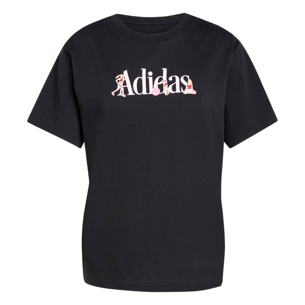 PLAYERA ADIDAS SOFT SPORT PARA DAMA COLOR NEGRO