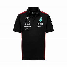 Mercedes F1 Team Polo Black Men